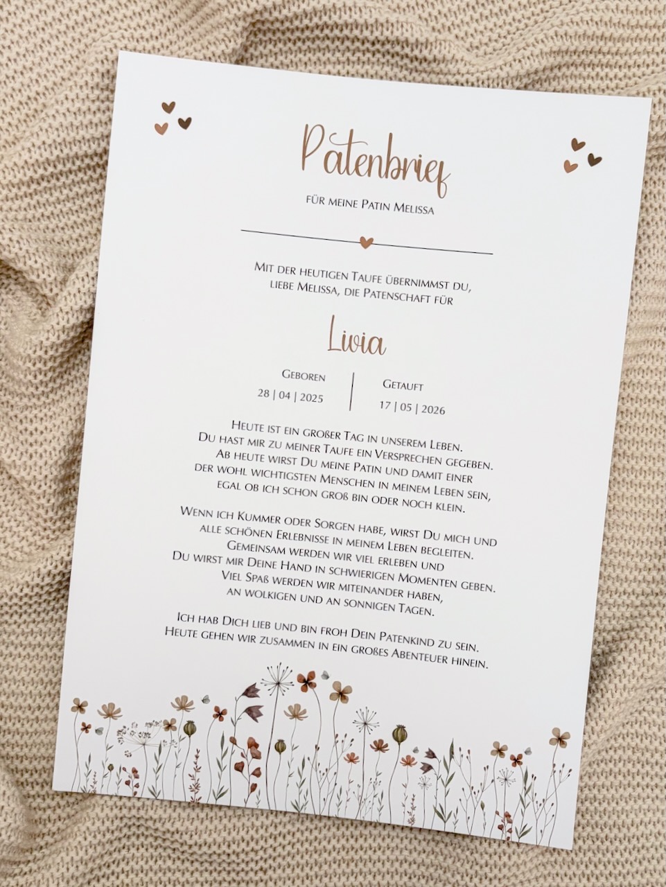 Patenbrief